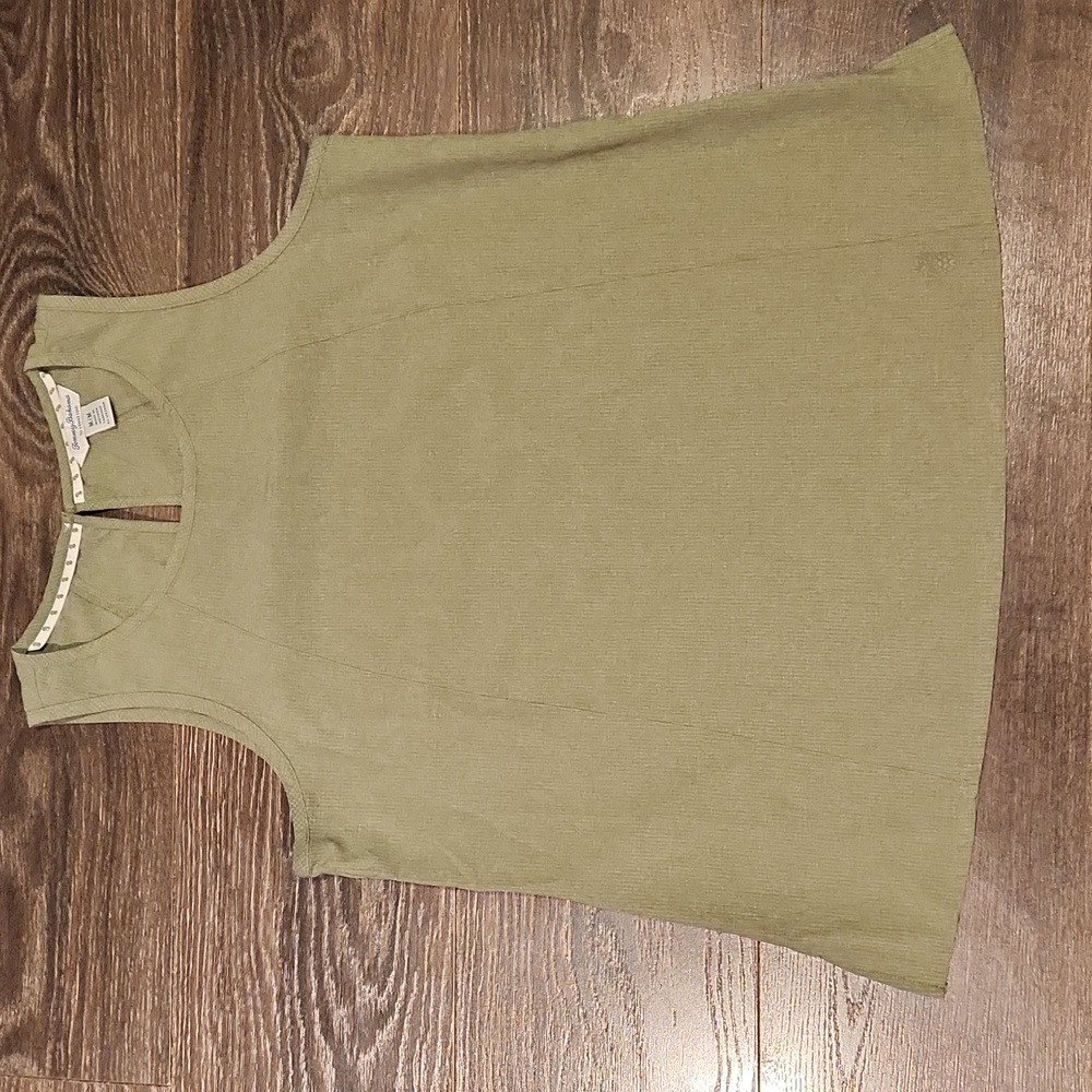 ❤️ TOMMY BAHAMA BAHAMA COAST SLEEVELESS ISLANDZONE TOP, MEDIUM - Picture 2 of 10